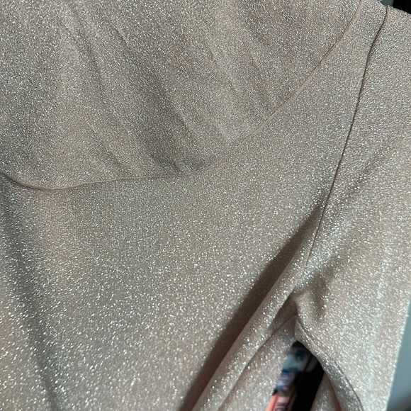 NWT Free People Pink Sparkle Maxi Wrap Dress - Picture 15 of 17